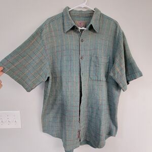 Lot Of 3 VTG The Territory Ahead Short Sleeve Button Down Cotton Men's XL Casual